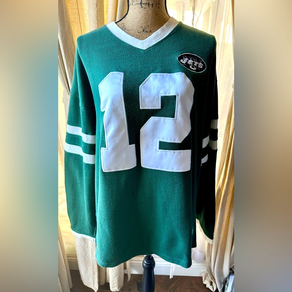 Mirage Throwbacks NFL Vintage Collection New York Jets Joe Namath Sweater
